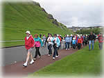 Walkers in Edinburgh's Holyrood Park